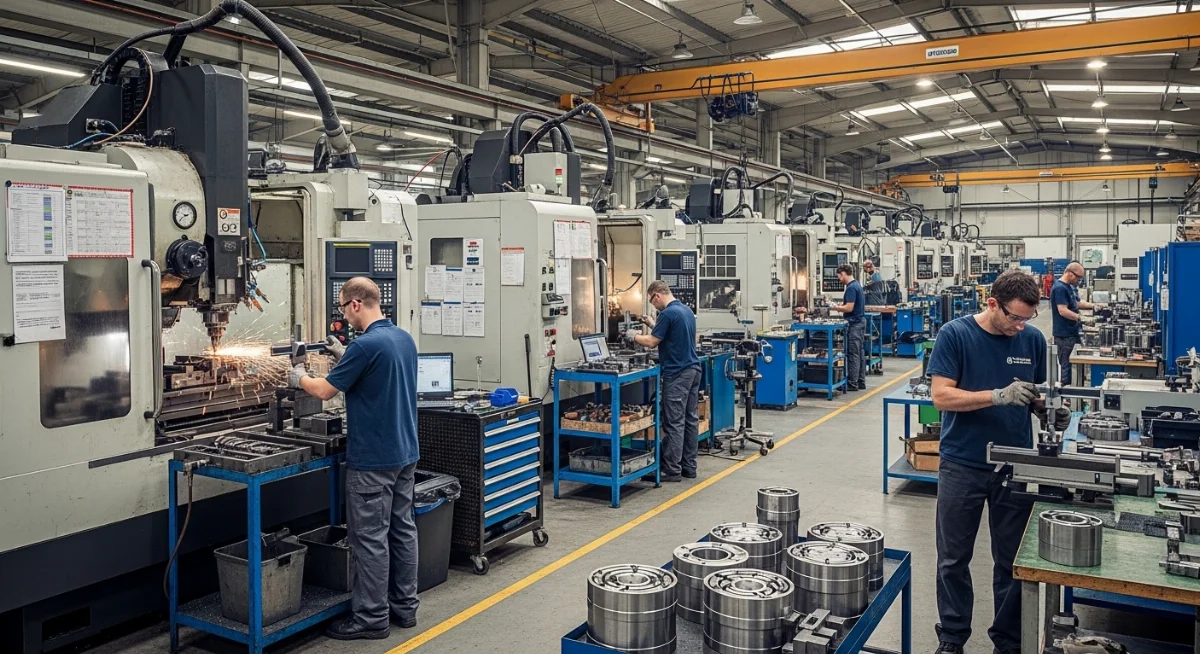 Kiểm tra độ cứng khuôn mẫu bằng thiết bị chuyên dụng sau công đoạn ram thép