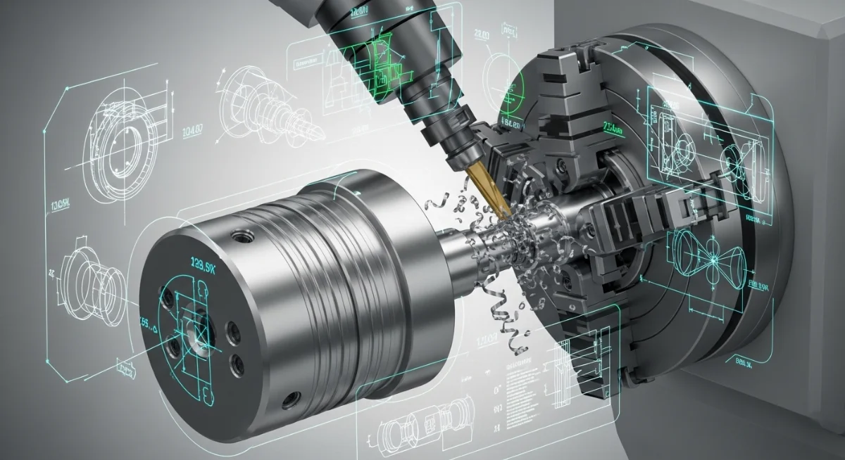 Quy trình vận hành gia công tiện CNC chính xác cao tại xưởng cơ khí chuyên nghiệp
