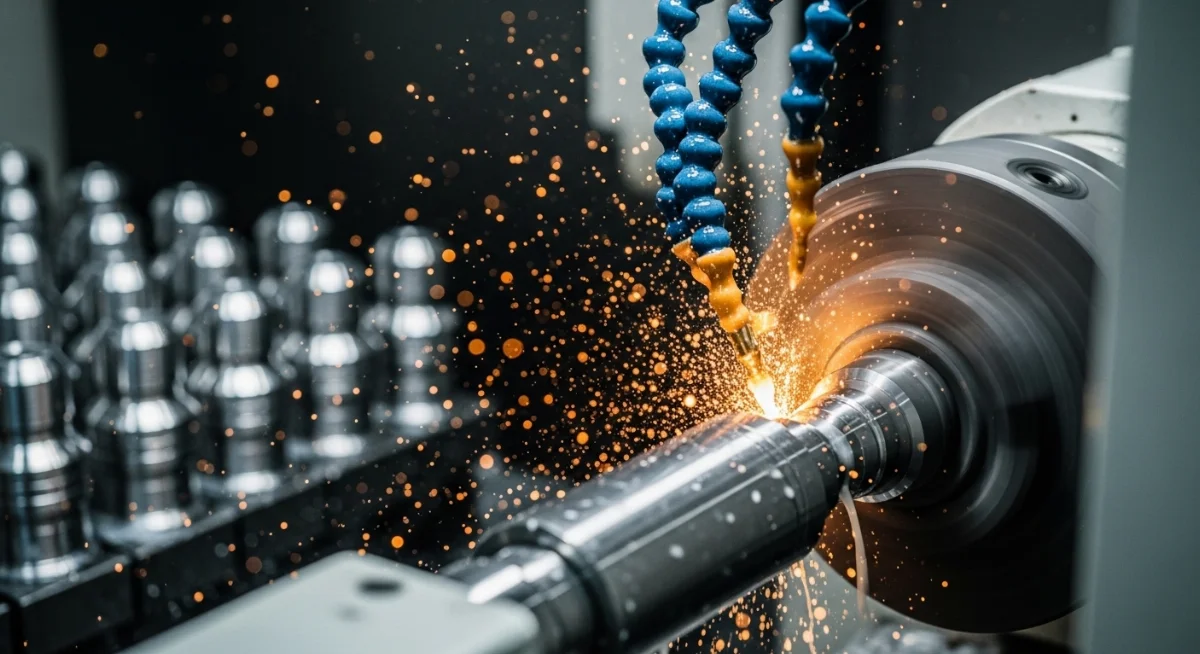 Quy trình tiện CNC hàng loạt các linh kiện cơ khí chính xác bằng máy tự động hiện đại