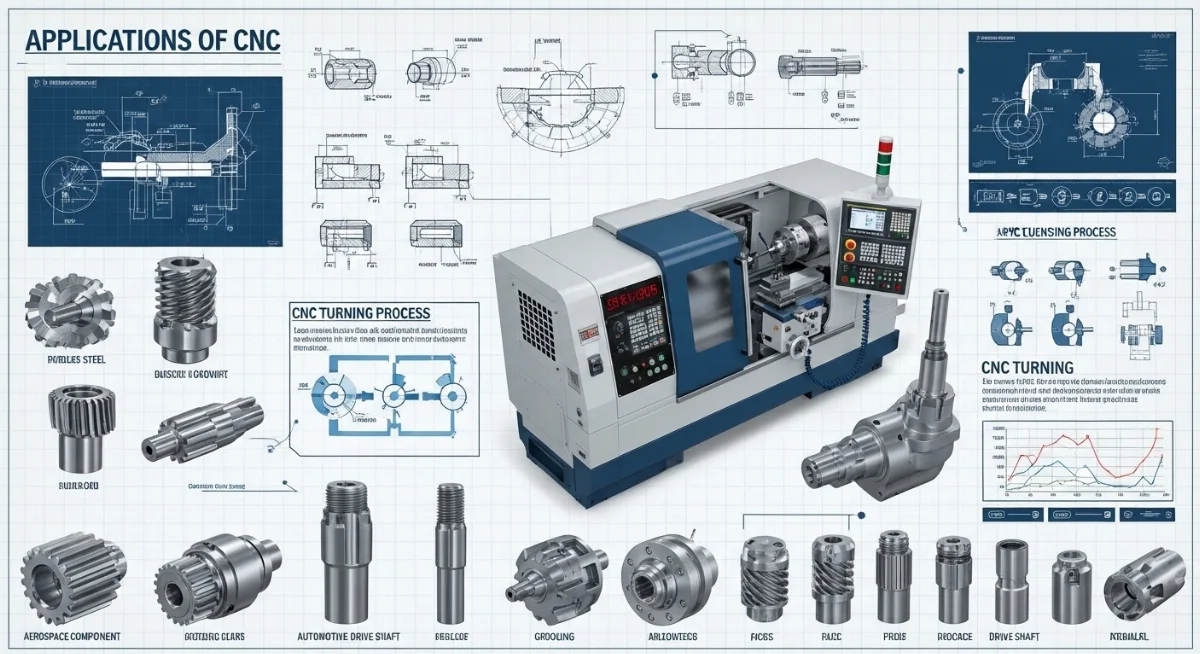 Kỹ thuật viên đang thực hiện hướng dẫn vận hành các loại máy tiện CNC chuyên sâu