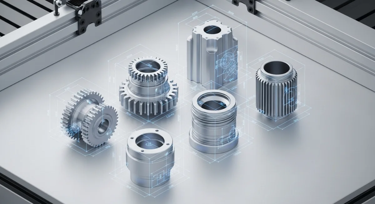 Các sản phẩm chi tiết máy gia công tiện CNC lẻ chất lượng cao