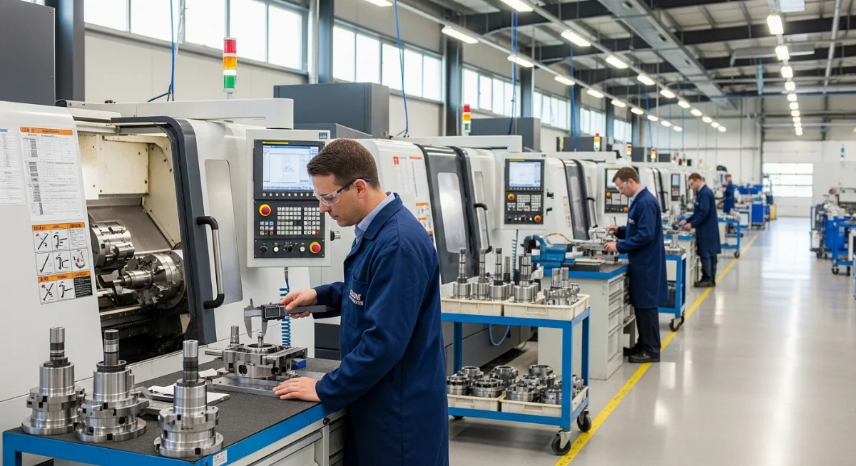 Ứng dụng máy tiện CNC 3 trục trong gia công linh kiện cơ khí phức tạp