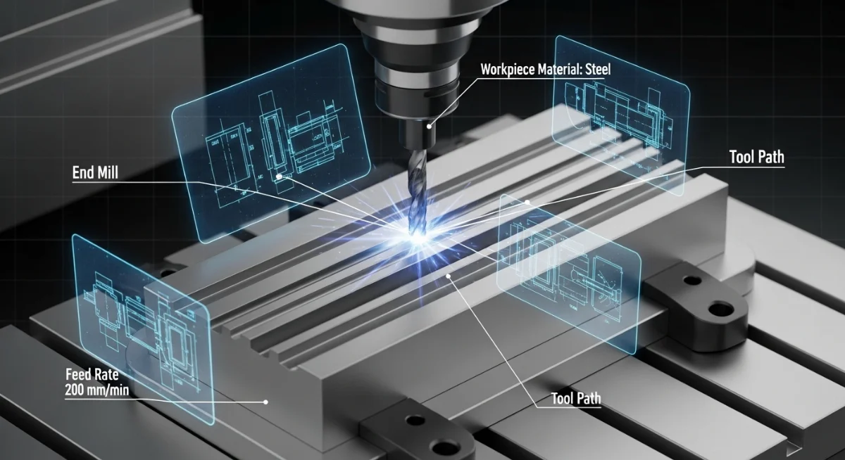 Dao phay mặt công nghiệp đang gia công bề mặt kim loại đạt độ bóng cao
