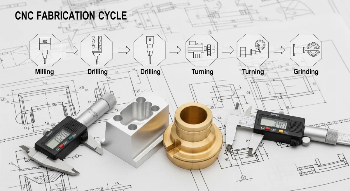 Kiểm tra dung sai trong tiện CNC bằng thước kẹp điện tử và panme chuyên dụng