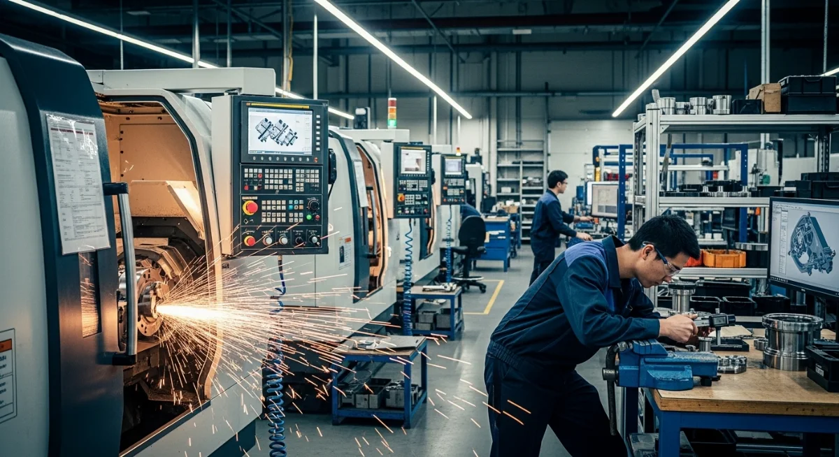 Sản phẩm gia công tiện CNC nhôm đồng inox tại Sóc Sơn đạt độ bóng hoàn hảo