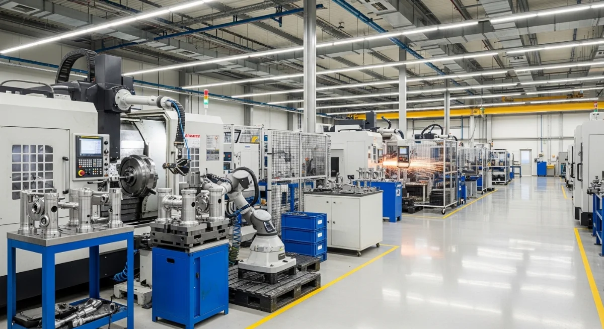 Quy trình tiện trục CNC sử dụng công nghệ cao để đảm bảo độ đồng tâm tuyệt đối