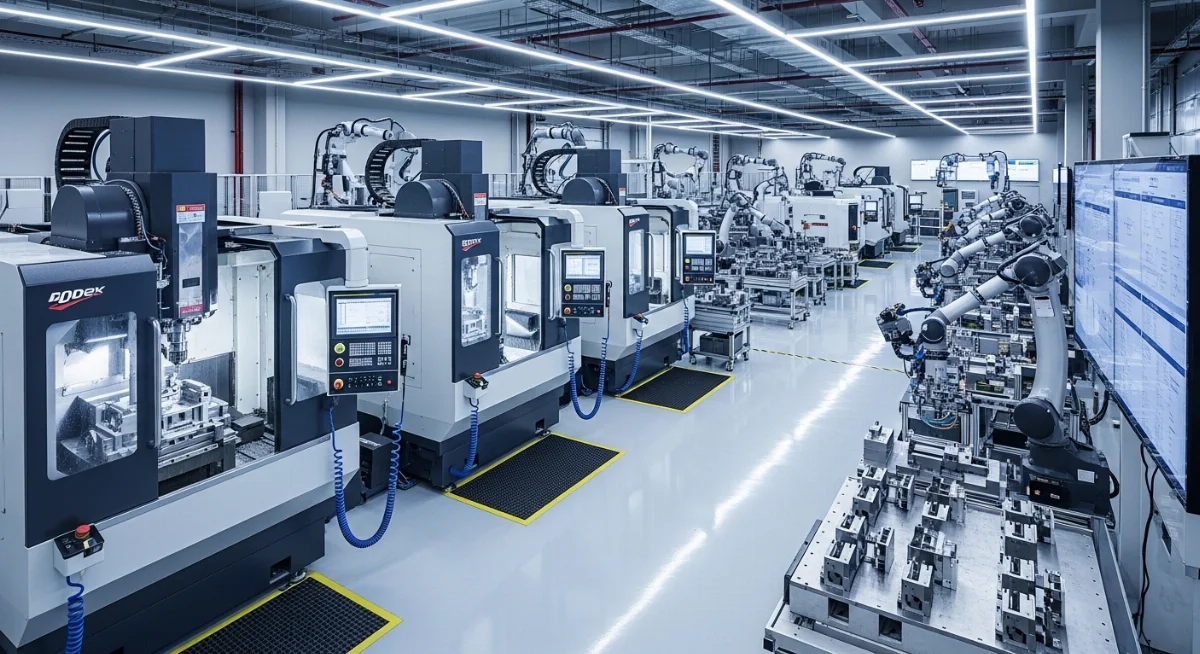 Kỹ thuật viên thực hiện bù sai số dao tiện trên bộ điều khiển CNC