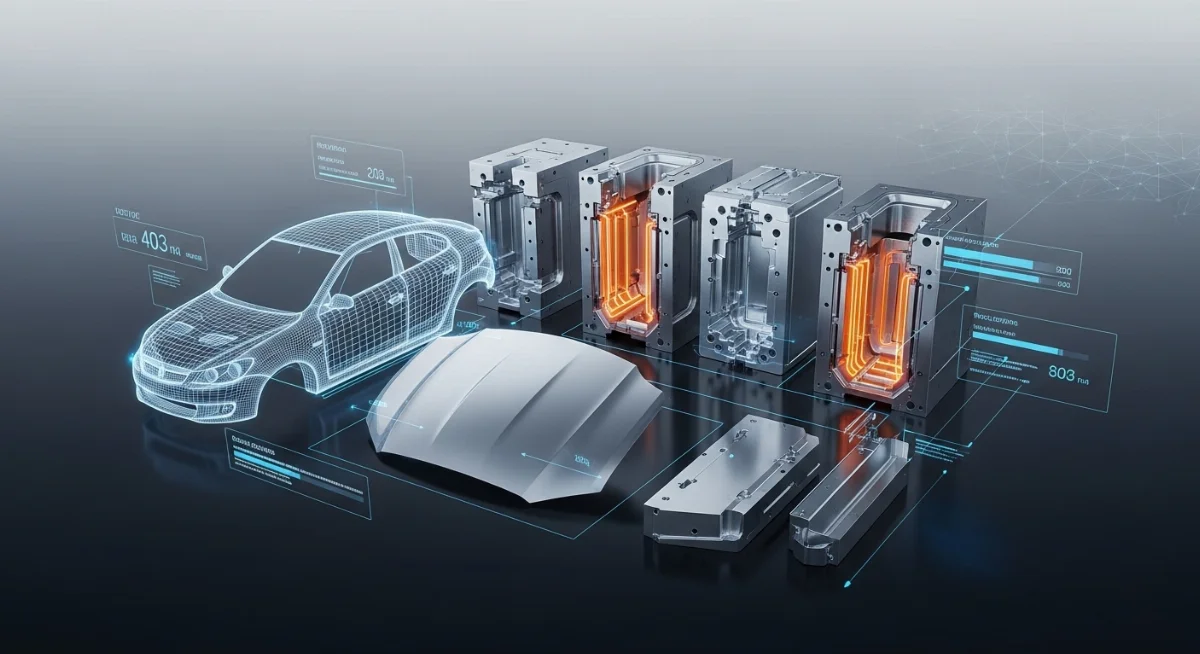 Các loại khuôn nhựa ô tô chuyên dụng để sản xuất linh kiện nội thất xe hơi