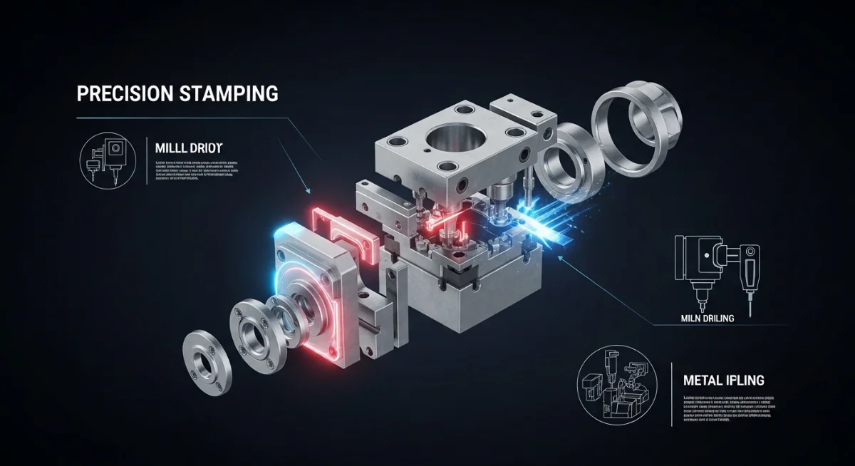 Quy trình thiết kế khuôn dập kim loại tấm trên phần mềm chuyên dụng 3D chính xác