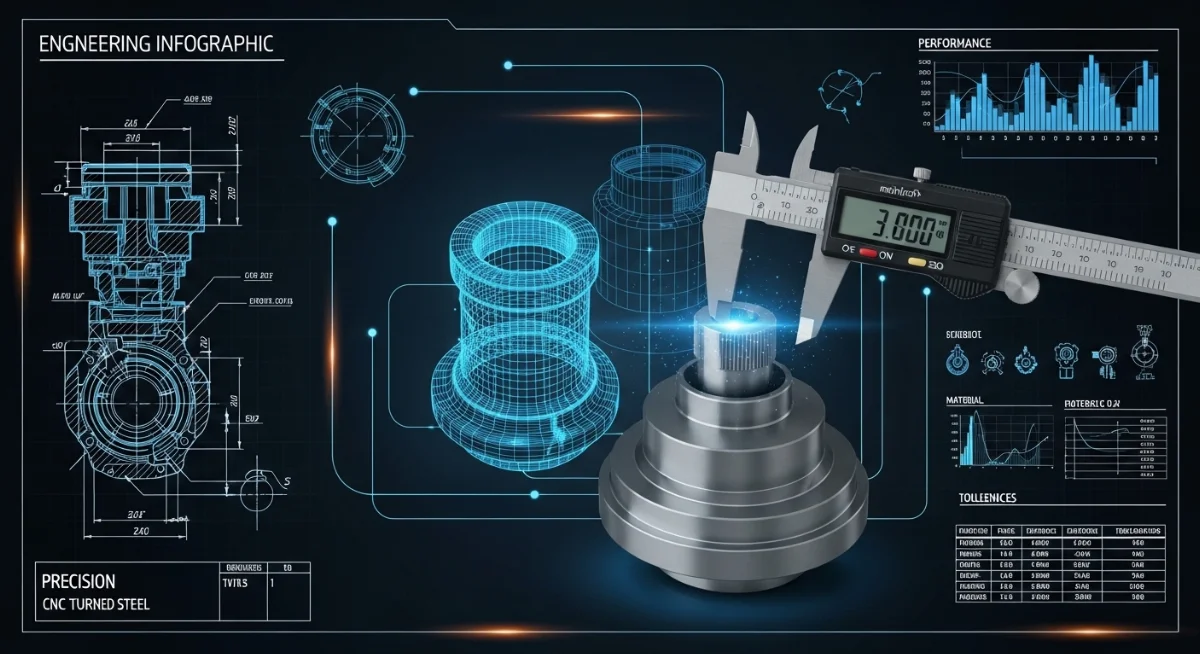 Sản phẩm linh kiện máy móc hoàn thiện sau quy trình gia công phay CNC tiêu chuẩn