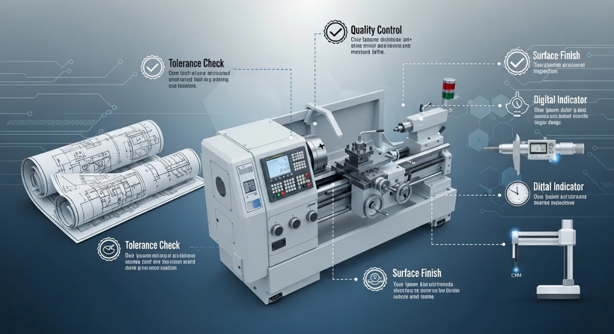 Xưởng gia công tiện CNC nhôm quy mô lớn với quy trình quản lý chất lượng nghiêm ngặt