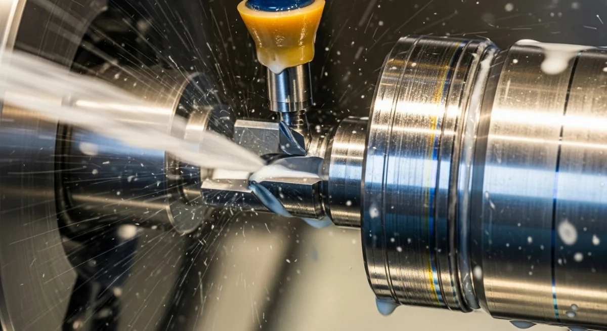 Quy trình gia công trục inox chính xác cao bằng máy tiện CNC hiện đại tại xưởng