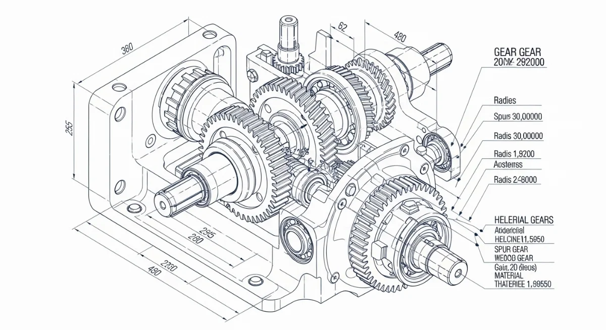 Bản vẽ kỹ thuật cơ khí mô tả các ký hiệu dung sai kích thước và dung sai hình học