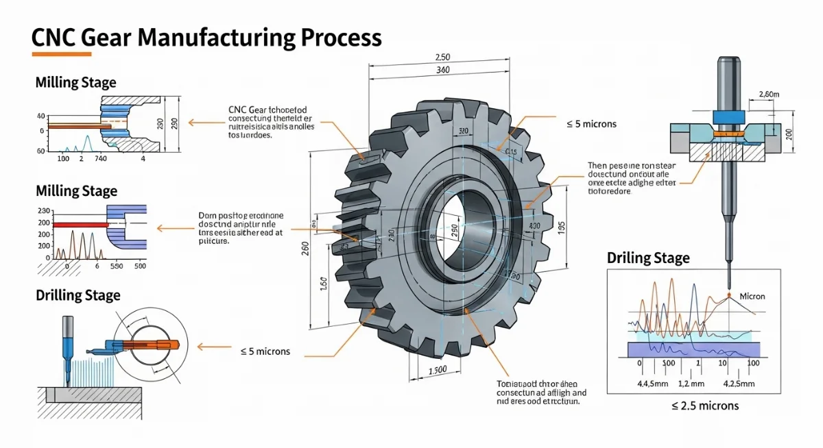 Kiểm tra độ chính xác biên dạng bánh răng bằng máy đo tọa độ CMM hiện đại