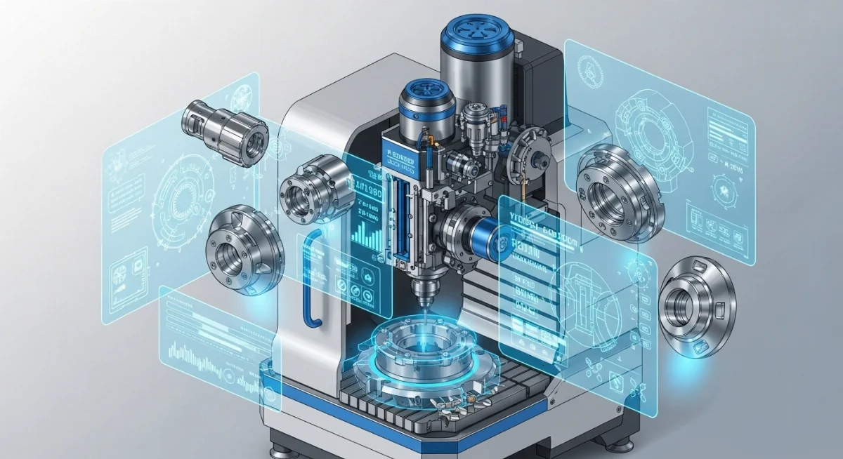 Các chi tiết cơ khí phức tạp được sản xuất bằng công nghệ gia công CNC 5 trục