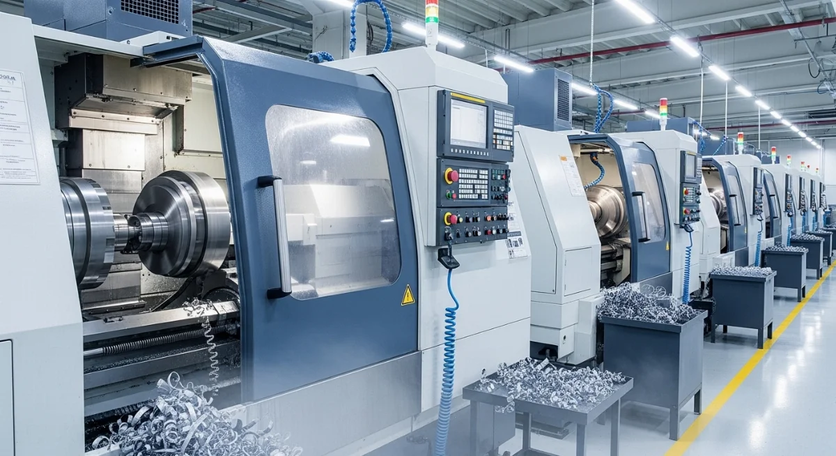 Kỹ thuật viên đang sử dụng thước đo panme 0.01 để kiểm tra kích thước chi tiết tiện CNC