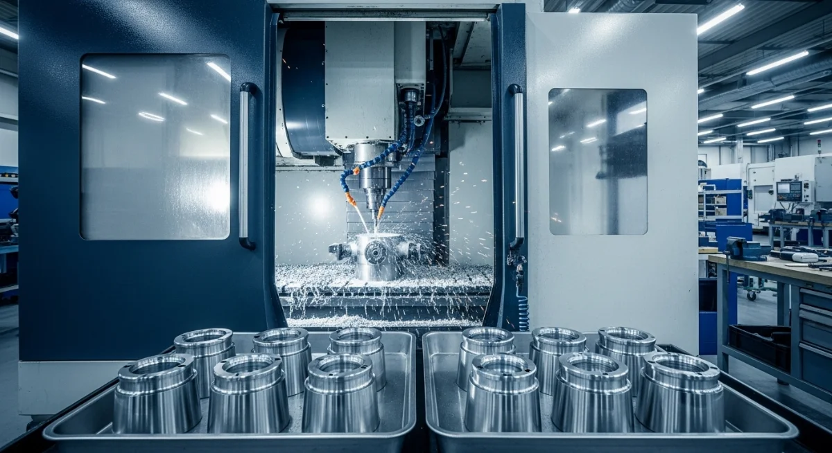 Sản phẩm phay CNC nhôm số lượng ít được gia công tinh xảo với độ bóng bề mặt cao