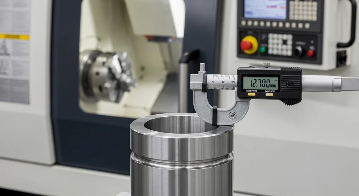 Kỹ sư đang kiểm tra sai số khuôn mẫu bằng máy đo CMM chính xác cao