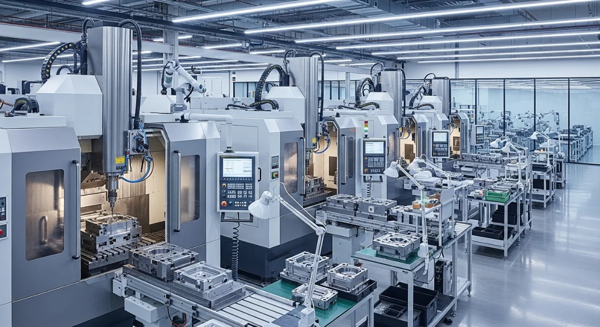 Chi tiết lòng khuôn sau khi gia công CNC đạt độ bóng gương cực cao