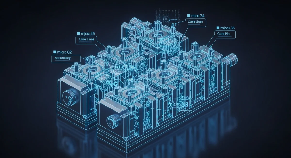 Máy phay CNC 5 trục gia công lòng khuôn đạt độ chính xác gia công khuôn cực cao