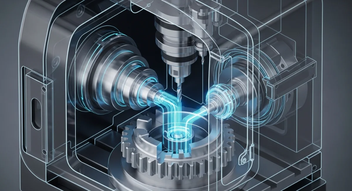 Kỹ thuật phay bánh răng nghiêng bằng dao phay ngón trên máy CNC 4 trục chuyên dụng