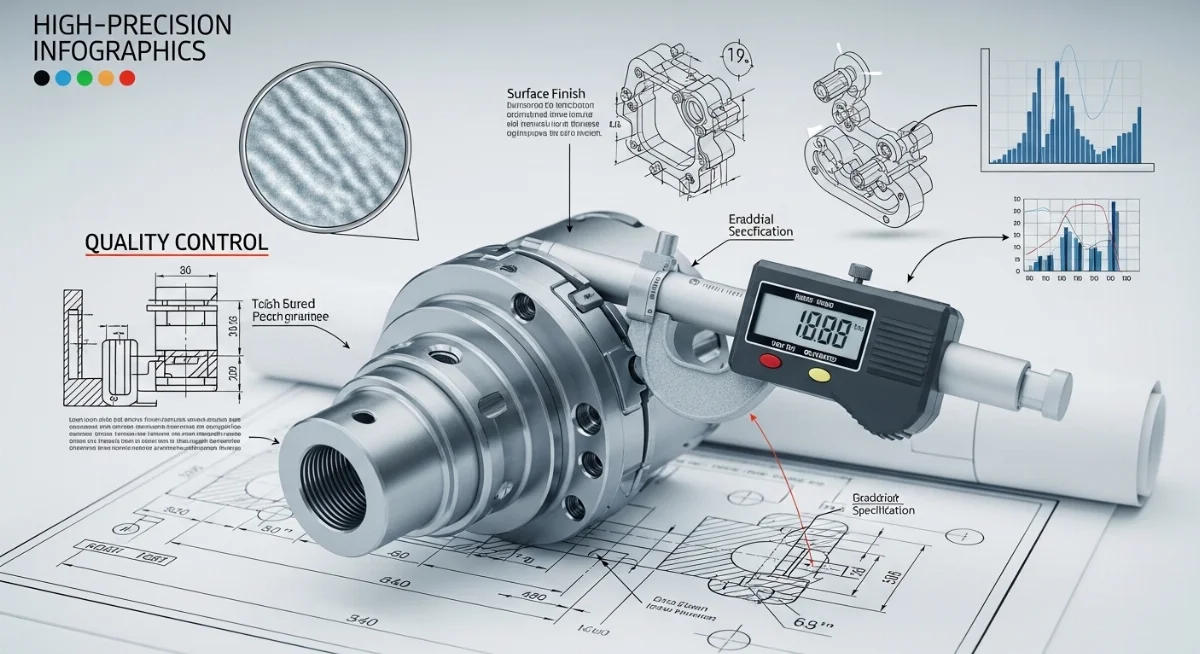 Các tiêu chuẩn đánh giá chất lượng sản phẩm phay CNC sau khi hoàn thiện